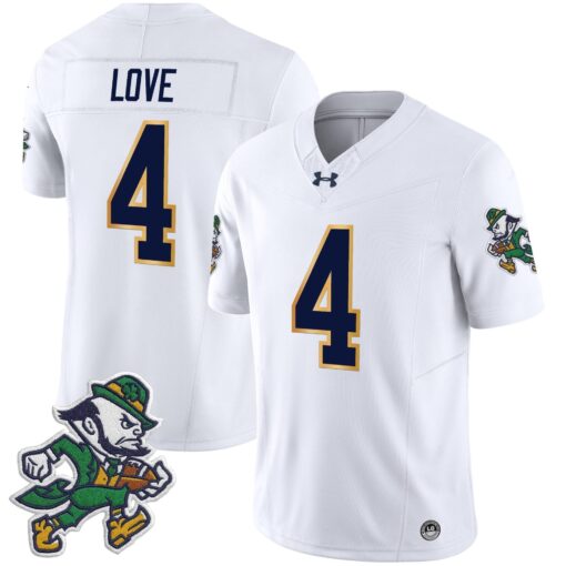 Notre Dame Fighting Irish 2025 'Gridiron Leprechaun Edition' Vapor Limited Jersey – All Stitched - Image 31