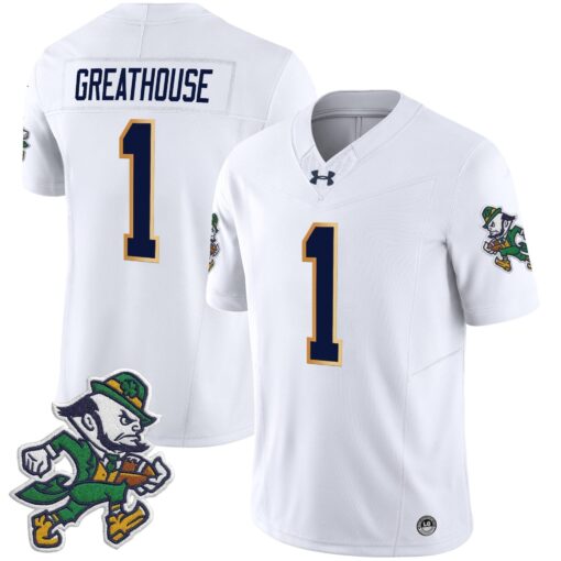 Notre Dame Fighting Irish 2025 'Gridiron Leprechaun Edition' Vapor Limited Jersey – All Stitched - Image 33