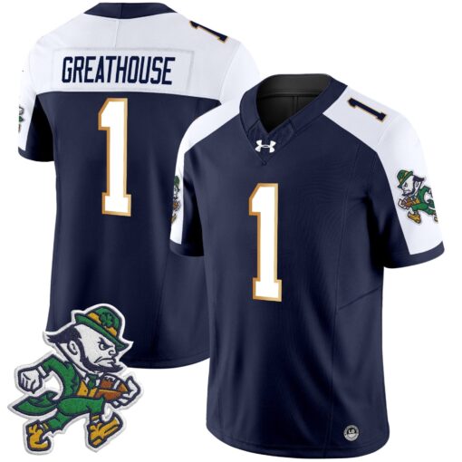 Notre Dame Fighting Irish 2025 'Gridiron Leprechaun Edition' Vapor Limited Jersey – All Stitched - Image 14