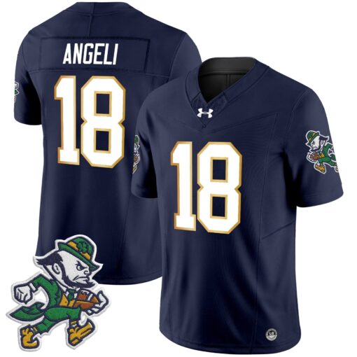 Notre Dame Fighting Irish 2025 'Gridiron Leprechaun Edition' Vapor Limited Jersey – All Stitched - Image 23