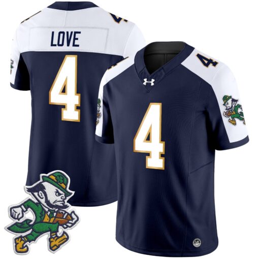 Notre Dame Fighting Irish 2025 'Gridiron Leprechaun Edition' Vapor Limited Jersey – All Stitched