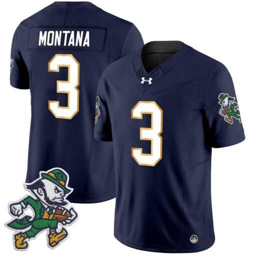 Notre Dame Fighting Irish 2025 'Gridiron Leprechaun Edition' Vapor Limited Jersey – All Stitched - Image 40