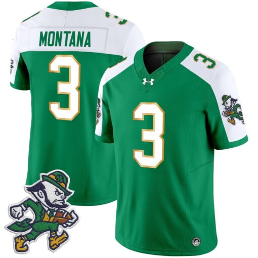 Notre Dame Fighting Irish 2025 'Gridiron Leprechaun Edition' Vapor Limited Jersey – All Stitched - Image 25