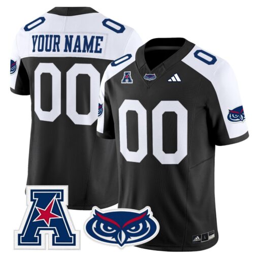 Custom Florida Atlantic Owls Jersey Name, Number 2025 Limited Stitched All Colors - Image 5