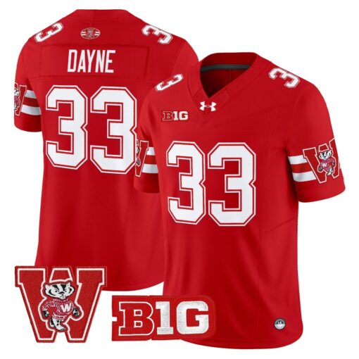 Wisconsin Badgers Throwback Vapor Limited Jersey - All Stitched - Image 26
