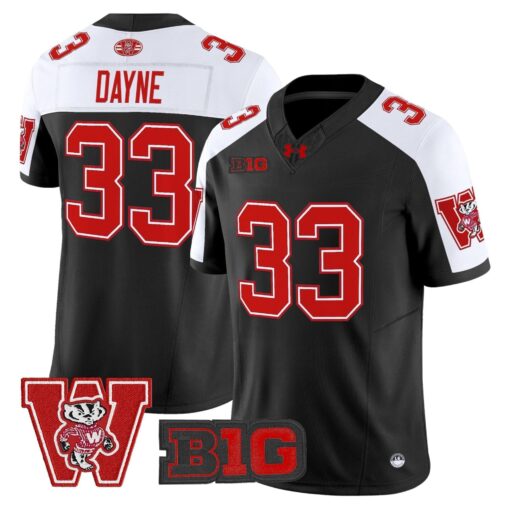 Wisconsin Badgers Throwback Vapor Limited Jersey - All Stitched - Image 20