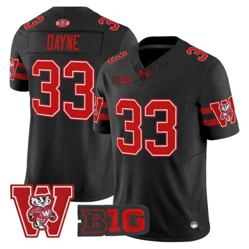 Wisconsin Badgers Throwback Vapor Limited Jersey - All Stitched - Image 39