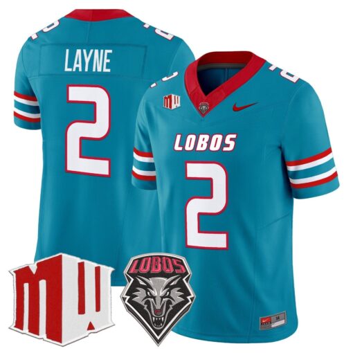 New Mexico Lobos 2025 Vapor Limited Jersey - All Stitched