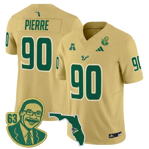 South Florida Bulls 'Lee Roy Selmon Legacy Edition' Vapor Limited Jersey - All Stitched - Image 14