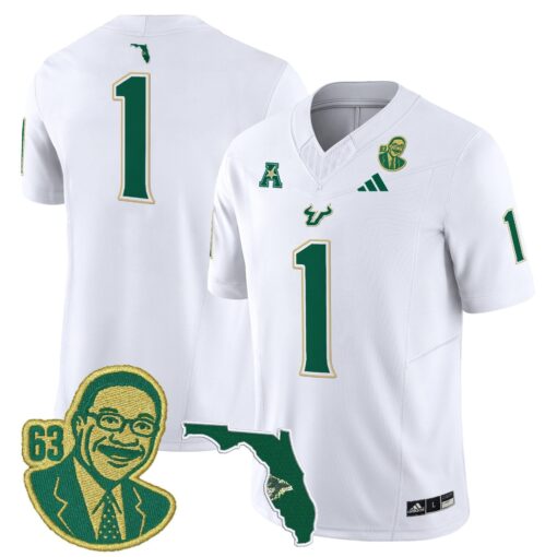 South Florida Bulls 'Lee Roy Selmon Legacy Edition' Vapor Limited Jersey - All Stitched - Image 5
