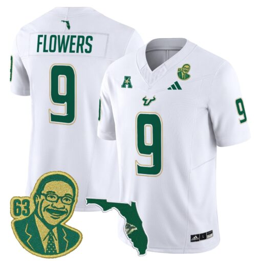 South Florida Bulls 'Lee Roy Selmon Legacy Edition' Vapor Limited Jersey - All Stitched - Image 45