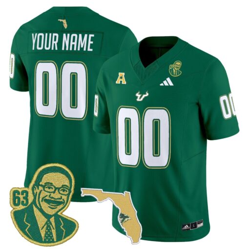 South Florida Bulls 'Lee Roy Selmon Legacy Edition' Vapor Limited Custom Jersey - All Stitched - Image 2