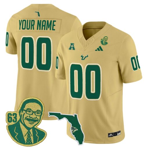 South Florida Bulls 'Lee Roy Selmon Legacy Edition' Vapor Limited Custom Jersey - All Stitched - Image 4