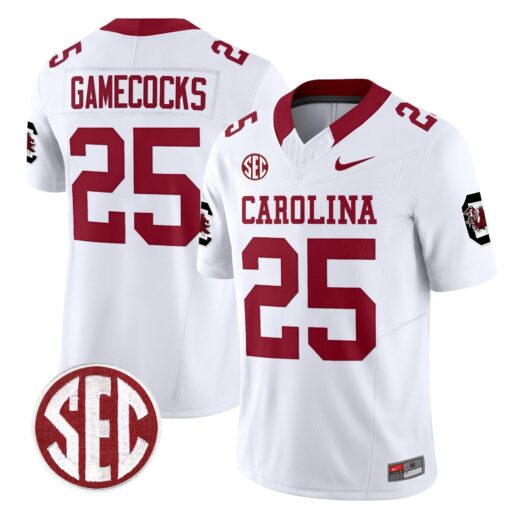 South Carolina Gamecocks 1980 Throwback Vapor Limited Jersey – Rebrand 2026 – All Stitched - Image 44