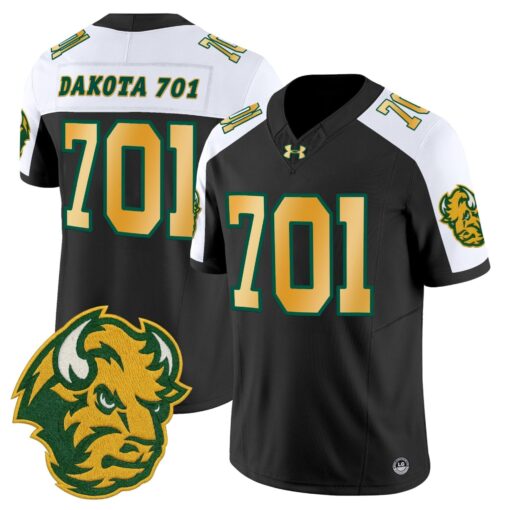 North Dakota State Bison Vapor Limited Jersey - All Stitched - Image 26