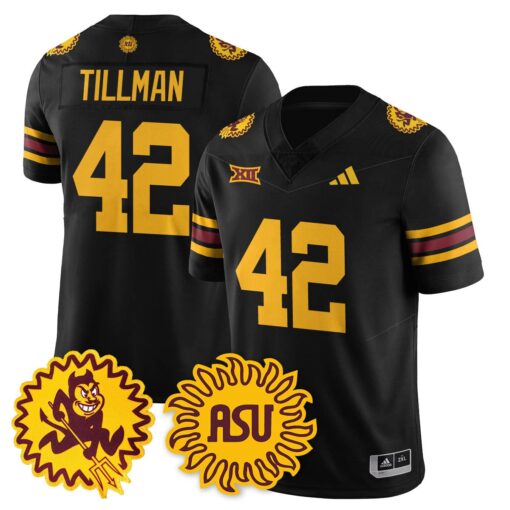Arizona State Sun Devils 1975 Throwback Uniform - All Stitched - Image 17