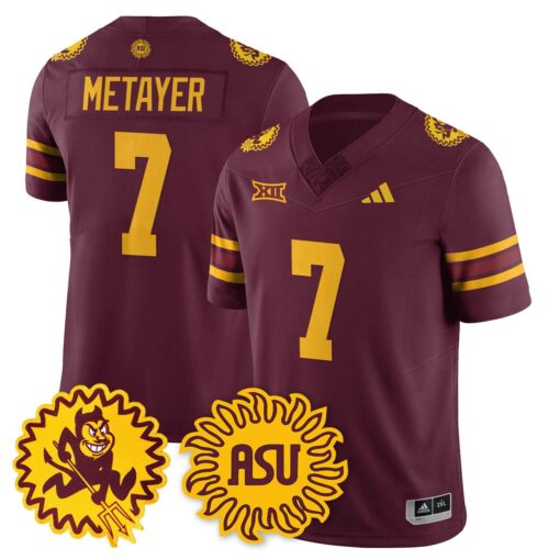 Arizona State Sun Devils 1975 Throwback Uniform - All Stitched - Image 3