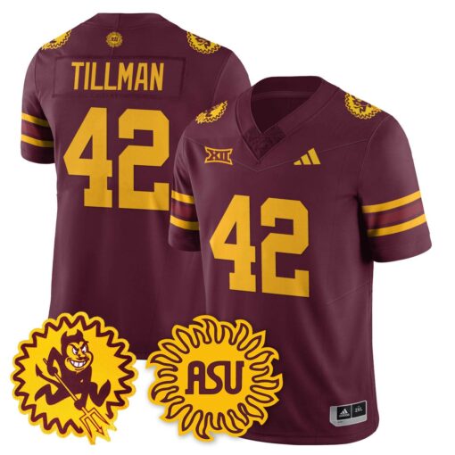 Arizona State Sun Devils 1975 Throwback Uniform - All Stitched - Image 4