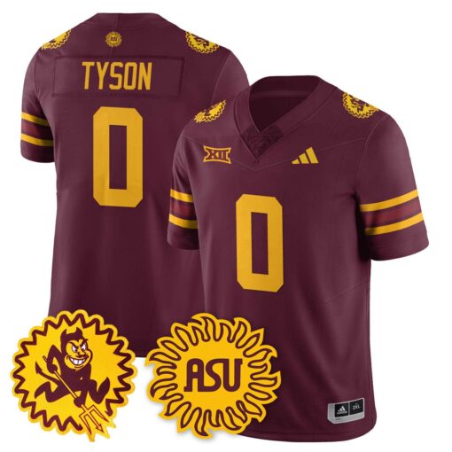 Arizona State Sun Devils 1975 Throwback Uniform - All Stitched - Image 6