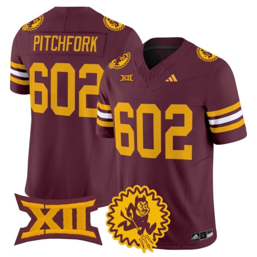 Arizona State Sun Devils 1975 Throwback Vapor Limited Jersey - All Stitched - Image 26