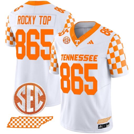 Men's Tennessee Volunteers 'Rebrand 2026' Checkerboard Vapor Limited Jersey - All Stitched - Image 12