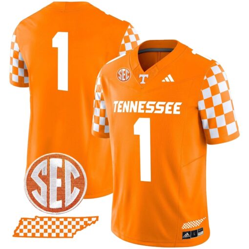 Men's Tennessee Volunteers 'Rebrand 2026' Checkerboard Vapor Limited Jersey - All Stitched - Image 9