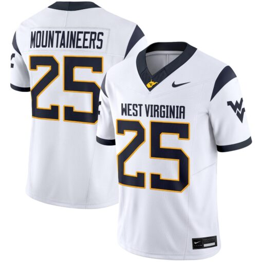 West Virginia Mountaineers 2025 Vapor Limited Jersey - All Stitched - Image 3