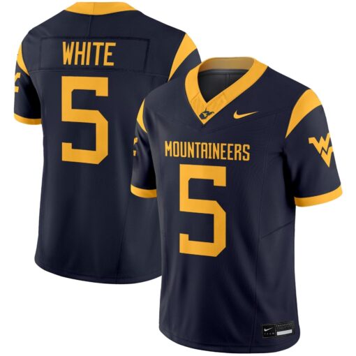 West Virginia Mountaineers 2025 Vapor Limited Jersey - All Stitched - Image 29
