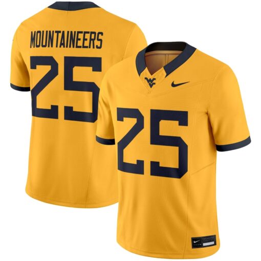West Virginia Mountaineers 2025 Vapor Limited Jersey - All Stitched - Image 15
