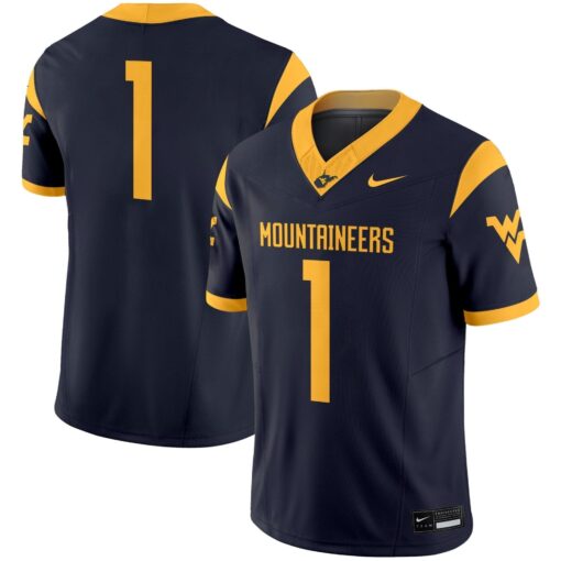West Virginia Mountaineers 2025 Vapor Limited Jersey - All Stitched - Image 12