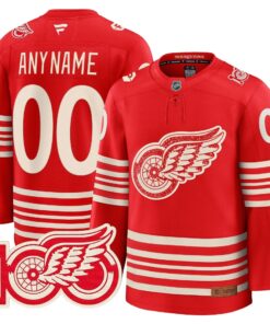 Detroit Red Wings Centennial Season Premium Custom Jersey - All Stitched