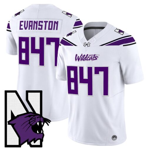 Northwestern Wildcats Honoring ’95 Vapor Limited Jersey - All Stitched - Image 41
