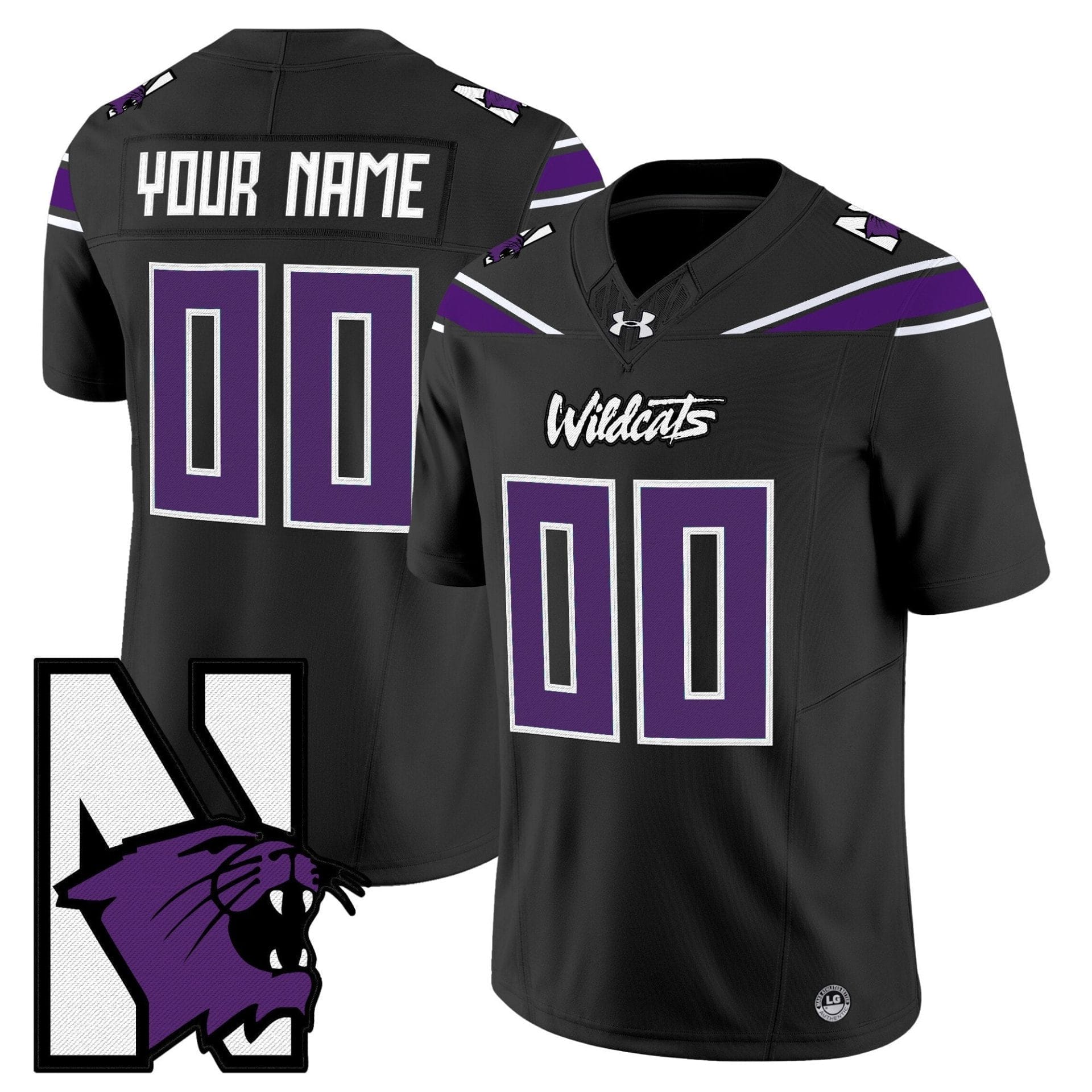 Northwestern Wildcats Honoring ’95 Vapor Limited Custom Jersey - All Stitched