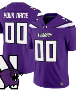 Alternative view of Northwestern Wildcats Honoring ’95 Vapor Limited Custom Jersey - All Stitched