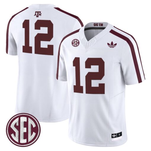 Texas A&M Aggies 2025 Vapor Limited Jersey V2 - All Stitched - Image 35