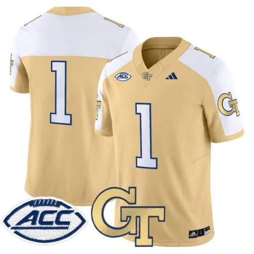 Georgia Tech Yellow Jackets 2025 Vapor Limited Jersey - All stitched - Image 29