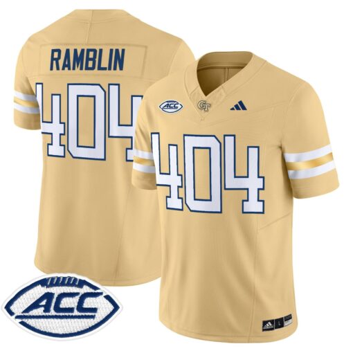Georgia Tech Yellow Jackets 2025 Vapor Limited Jersey - All stitched - Image 2
