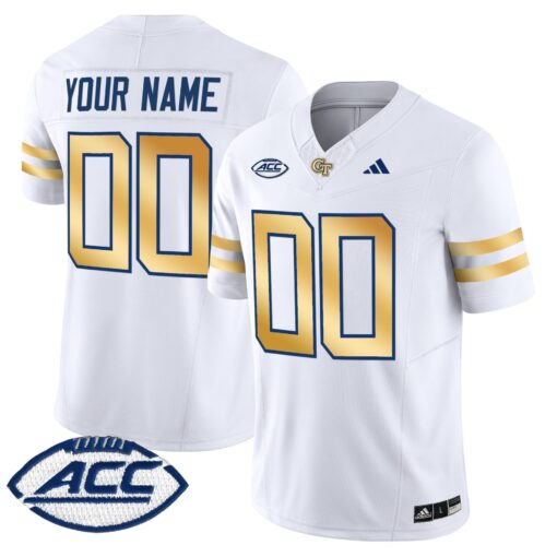 Georgia Tech Yellow Jackets 2025 Vapor Limited Custom Jersey - All stitched - Image 2
