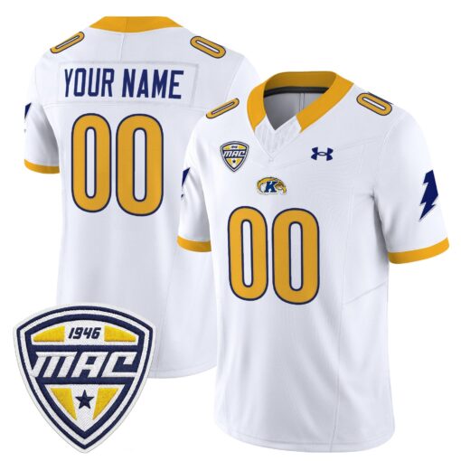 Kent State Golden Flashes 2025 Vapor Limited Custom Jersey - All Stitched