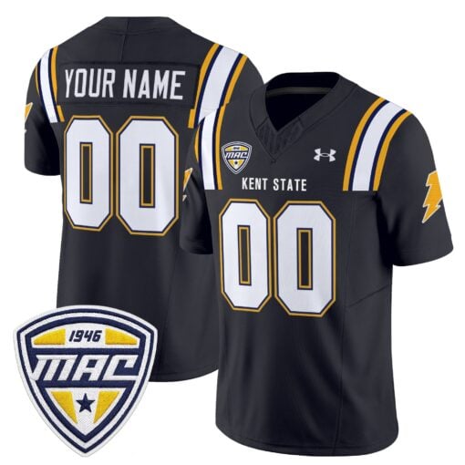 Kent State Golden Flashes 2025 Vapor Limited Custom Jersey - All Stitched - Image 2