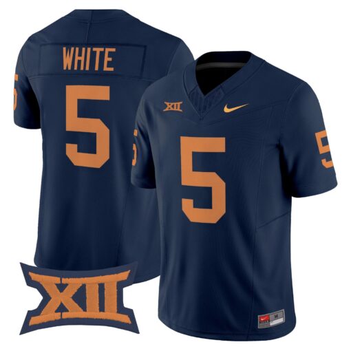 West Virginia Mountaineers 1965 Throwback Vapor Limited Jersey - All Stitched - Image 7