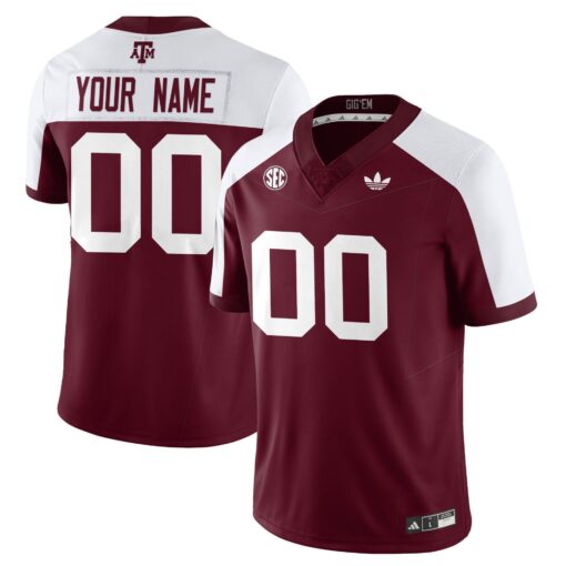 Texas A&M Aggies Football 1975 Throwback Jersey - All Stitched - Image 16