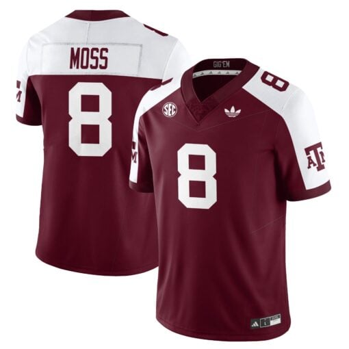 Texas A&M Aggies Football 1975 Throwback Jersey - All Stitched - Image 12