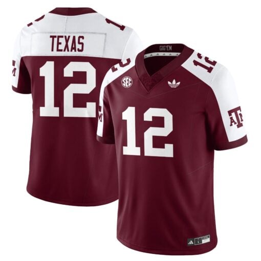 Texas A&M Aggies Football 1975 Throwback Jersey - All Stitched - Image 14