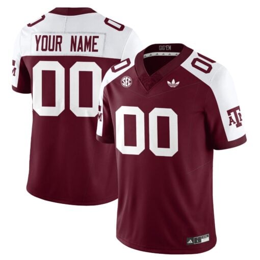 Texas A&M Aggies Football 1975 Throwback Jersey - All Stitched - Image 15