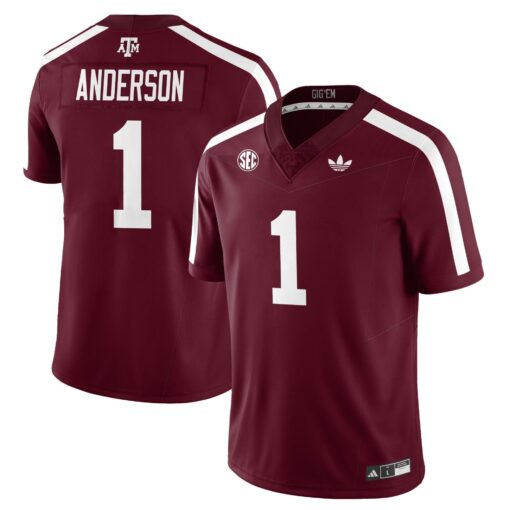 Texas A&M Aggies Football 1975 Throwback Jersey - All Stitched - Image 2