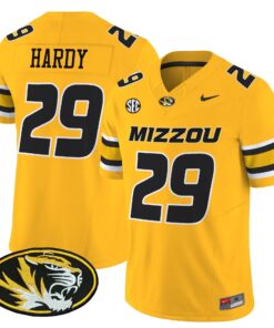 Ahmad Hardy Jersey 29 Missouri Tigers 2025 Vapor Limited Stitched Gold