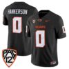 Anthony Hankerson Jersey 0 Oregon State Beavers 2025 Limited Stitched Black