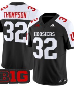 Anthony Thompson Jersey 32 Indiana Hoosiers 2025 Limited Stitched Black Alter