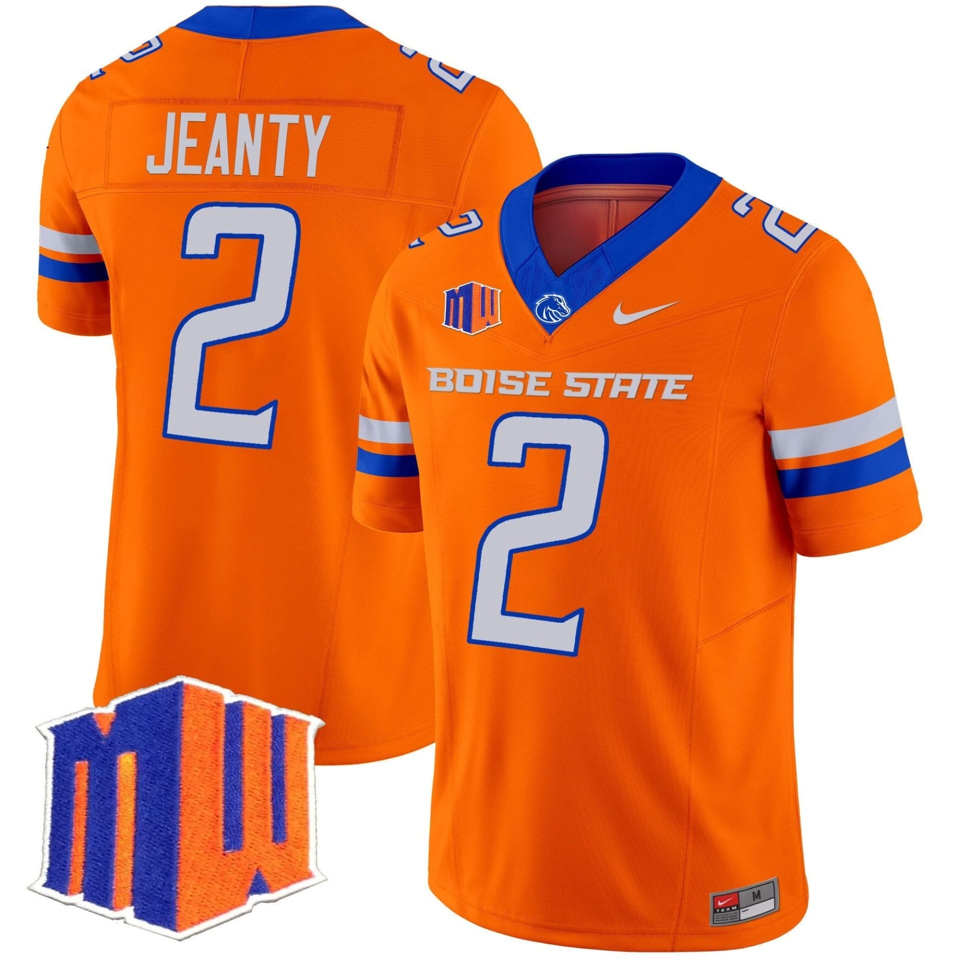 Ashton Jeanty Jersey #2 Boise State Broncos 2025 Vapor Stitched - Image 4